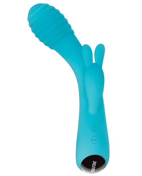 Evolved Rabbit Vibrator | Aqua Bunny G Spot Vibrator | Aqua Clit Vibrator | Best Vibrator for Women