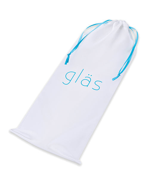 Glas 7" Big Dildo | Clear Lifelike Realistic Dildo | Curved Glass Dildo with Veins