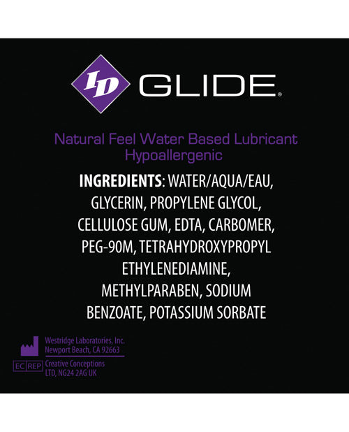 ID Glide Water Based Lubricant - 2.2 oz Flip Cap Bottle