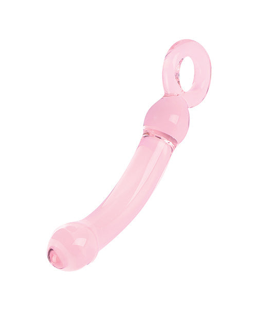 Nobu Rose Slider Pink Dildo | Realilstic Dildo | Handcrafted Glass Dildo | Big Dildo | Large Dildo