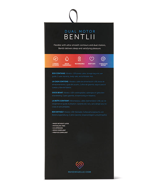 Nu Sensuelle Bentlii 2 Motors Flexible Vibe - Orchid Purple