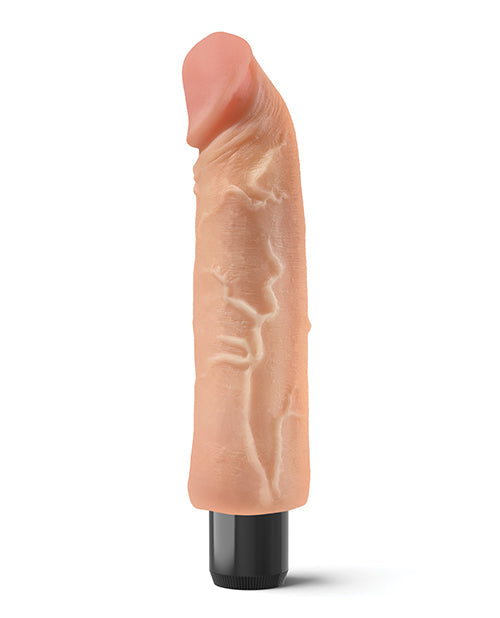 Real Feel No. 6 Long 8" Vibe Waterproof - Multi-speed Flesh