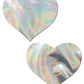 Pastease Premium Hologram Heart - Silver O/S