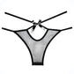 Adore Sheer Naughty Vanilla Panty Black O/S