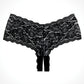 Adore Candy Apple Panty Black O/S
