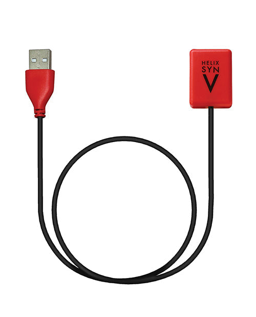 Aneros Vibrating Helix Syn V Prostate Massager- Black