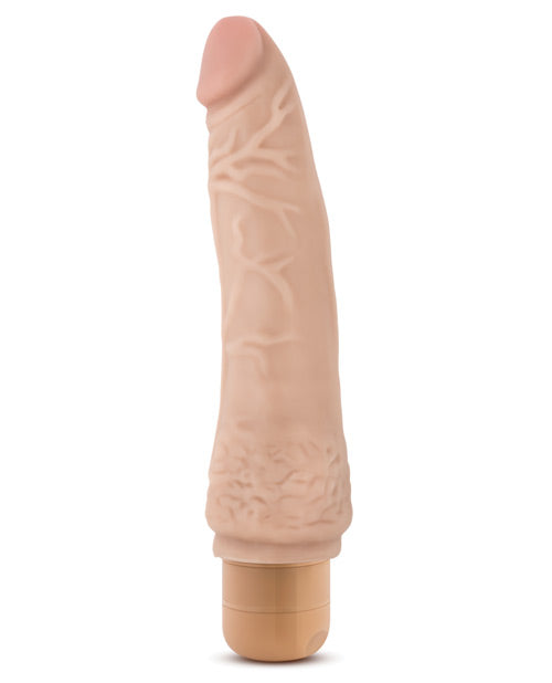 Blush Dr Skin Vibrating Dildo | 8.5" Big Dildo #7 | Beige Realistic Dildo | Best Vibrator for Women