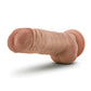 Blush Au Natural 10" Big Boy Realistic Dildo w/Balls - Mocha