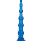 Blue Line C & B 8.5" Anal Beads w/Suction Base - Jelly Blue