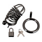 Blue Line Deluxe Chastity Cage - Black