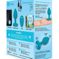 B-Vibe Remote Control Vibrating Jewel Plug (S/M) - Teal