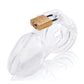 CB-6000 3 1/4" Cock Cage & Lock Set - Clear