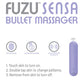 Fuzu Sensa Activated Rechargeable Bullet Massager - Pastel Purple