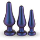 Hueman Comets Butt Plug Set of 3 - Purple