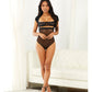 Lingerize Multiwear Teddy (Customize w/Your Favorite Bra) Black L/XL