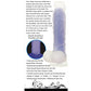 Evolved Luminous Realistic Dildo | Large Purple Dildo | Flexible Suction Cup Dildo