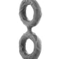 Shaft Double C-Ring  - Medium Gray