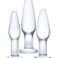 Glas 3 pc Glass Anal Training Kit