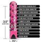 Buzzed 3.5" Rechargeable Bullet - Blazing Beauty Pink