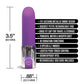 Nixie Smooch Rechargeable Lipstick Vibrator - Purple Ombre