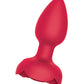 Rosebud Tushy Light Up Butt Plug - Red