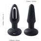 Snuggy Anal Plug Vibrator - Black