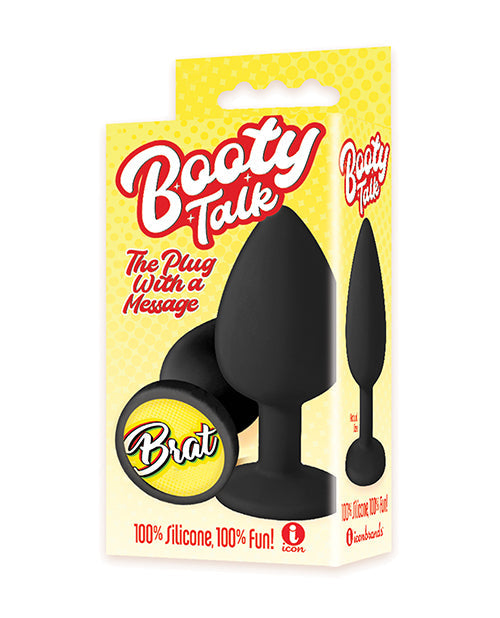 9's Booty Calls Brat Plug - Black
