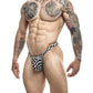 Male Basics Y Buns Thong Checkers XL