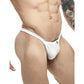 Male Basics Y Buns Thong White Sheer XL