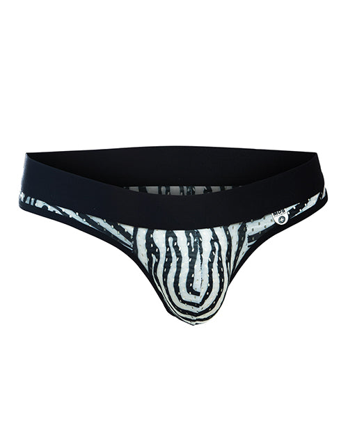 Male Basics MOB Aero Jock Zebra MD