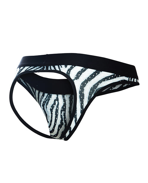 Male Basics MOB Aero Jock Zebra MD