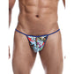 Male Basics Sinful Hipster Wow T Thong G-String Yellow Print SM