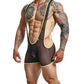 Male Basics MOB Singlet Black/Lime SM