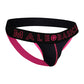 Male Basics Neon Jockstrap Coral LG