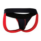 Male Basics Neon Jockstrap Red SM