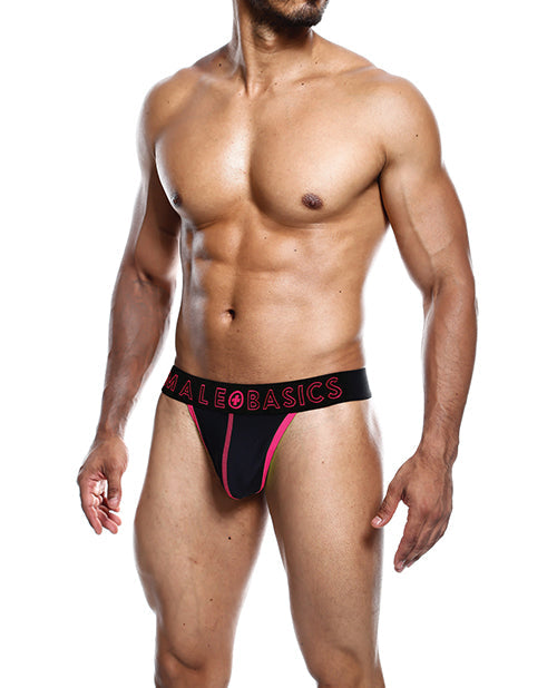 Male Basics Neon Thong  Coral SM