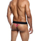 Male Basics Neon Thong  Coral XL