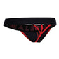 Male Basics Neon Thong Red XL