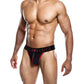 Male Basics Neon Thong Red XL