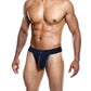 Male Basics Neon Thong Royal MD