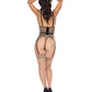 Purrfect Basque & Thong Animal/Black S/M
