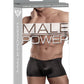 Male Power Satin Lycra Boxer Black X Large