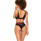 Underwire Bra Top & High Waisted Bottom Black L/XL