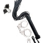 Bondage by Nasstoys Whip & Cuff Set - Black