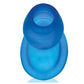 Oxballs Glowhole 1 Hollow Buttplug w/LED Insert Small - Blue Morph