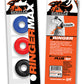 Oxballs Ringer Max 3 Pack Cockrings - Multi Color