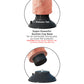 King Cock 8" Big Dildo | Vibrating Dildo With Balls | Flesh Suction Cup Dildo | Large Dildo