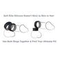 Fantasy C-Ringz Max Width Silicone Rings - Black