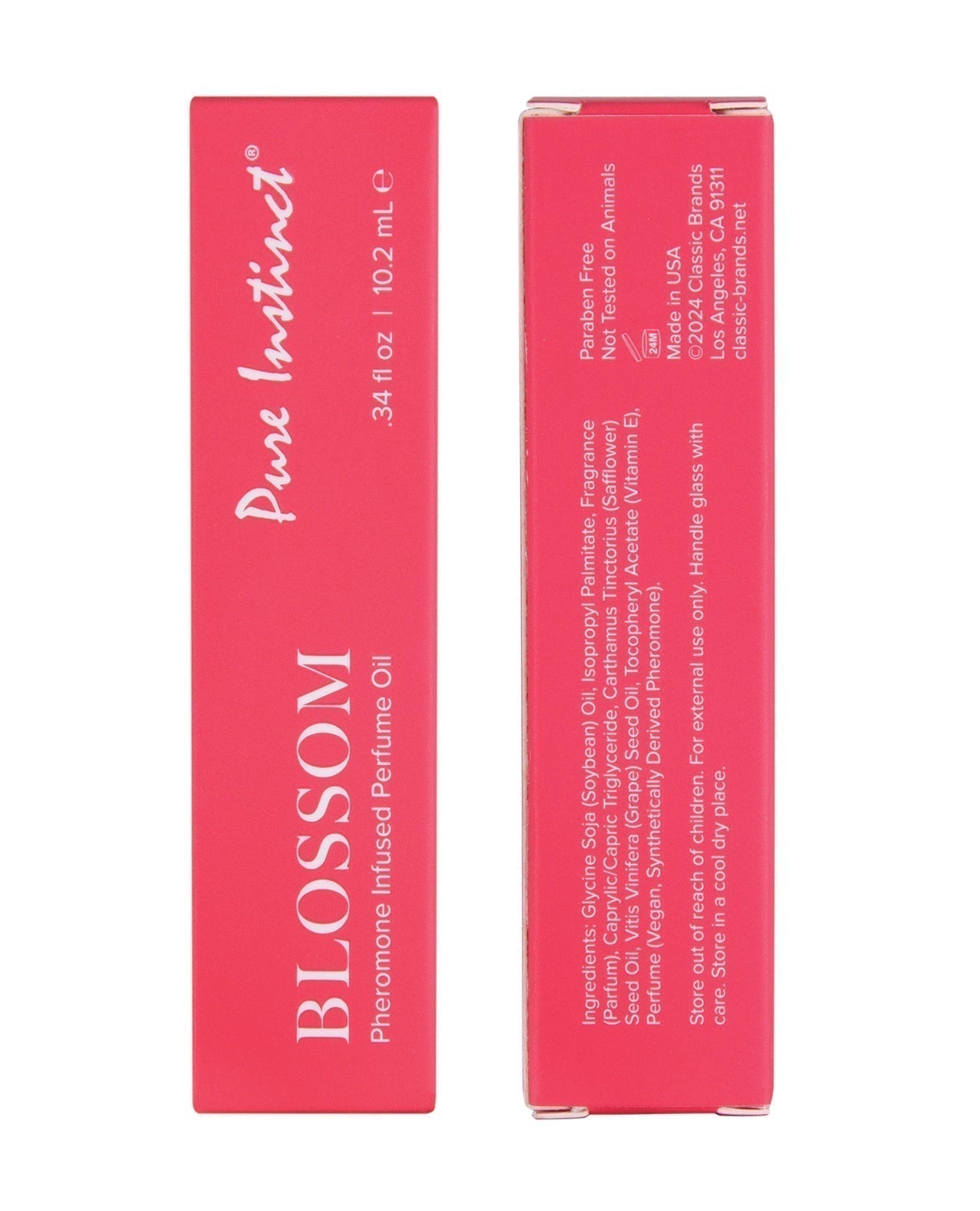 Pure Instinct Pheromone Perfume Oil Roll On Blossom - 10.2 ml