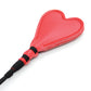 Plesur 26" Heart PVC Crop - Black/Red